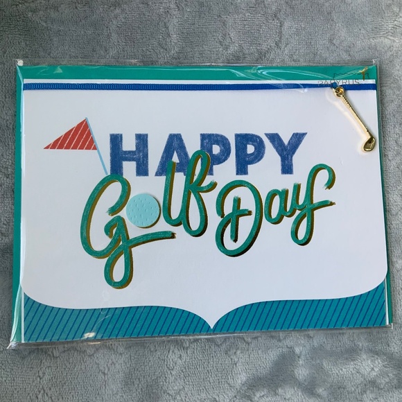 Papyrus Happy Golf Day card New - Picture 1 of 2